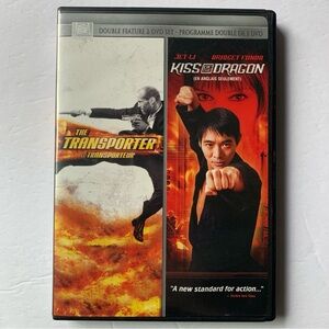💜 Double Feature DVD Set: The Transporter & Kiss of the Dragon